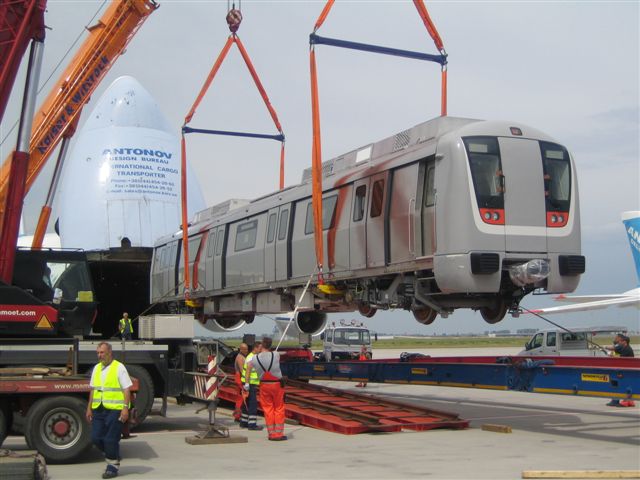 Verladung Eisenbahnwaggon